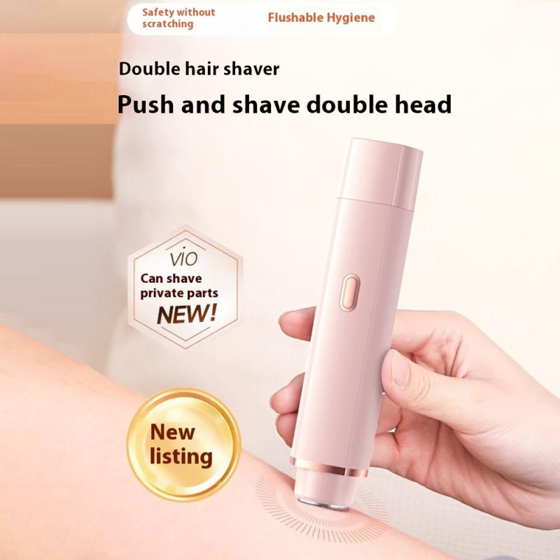 Electric hair shaver Double head hair trimmer with 1 intensity mode