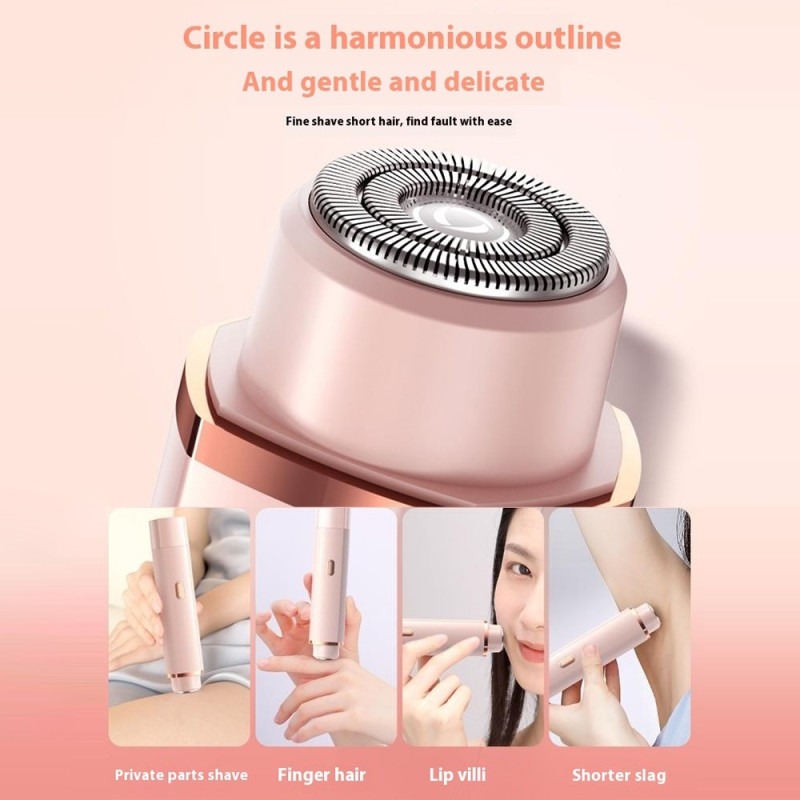 Elektrisk hårbarbermaskine Dobbelt hovedhårtrimmer med 1 intensitetstilstand