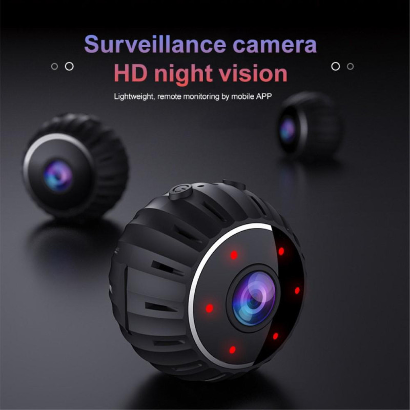 X10 trådløst mini-WiFi-IP-kamera til hjemmesikkerhed – HD 1080P