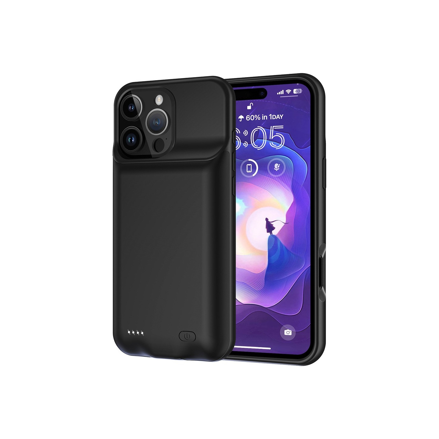 iPhone 16 Pro 7000mAh ladattavalle akkukuoren latauskotelolle Powerbank