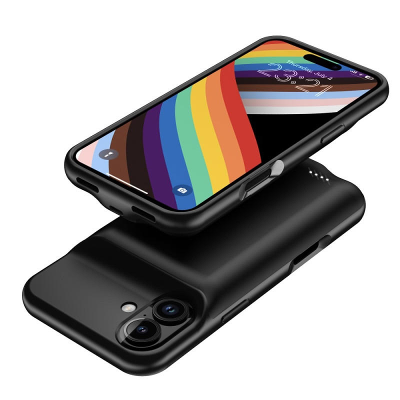 iPhone 16 Plus 7000mAh ladattavalle akkukuoren latauskotelolle Powerbank