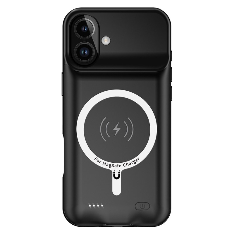 For iPhone 16 Portable Charger Case 7000mAh PowerBank compatible with MagSafe