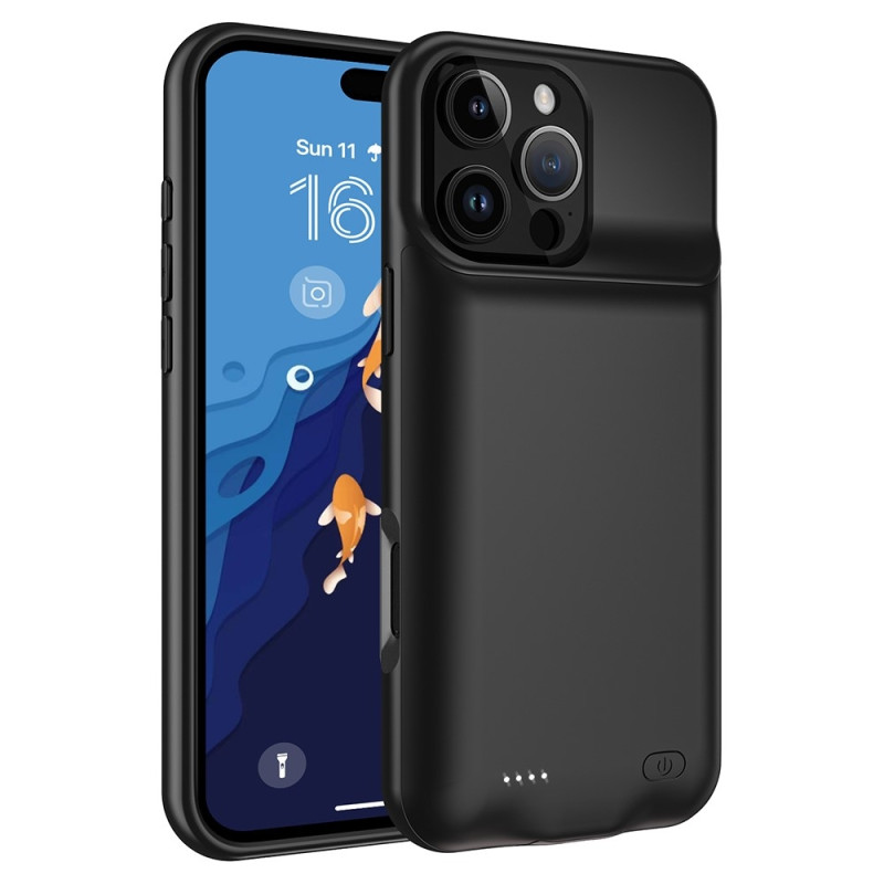 For iPhone 16 Pro Max 7000mAh Rechargeable Battery Shell Charging Case Powerbank