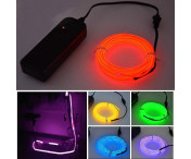 LED Strip för scooter bil motorcykel etc 3 ljuslägen - Gul