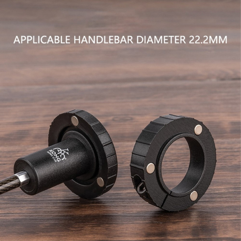 KONG Polkupyörän avainlukitus sinkkiseoslukko Kaapeli skootteriin jne