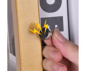 Inget borrande magnetiska krokar Hårda hängare hem kök kontor 2-pack