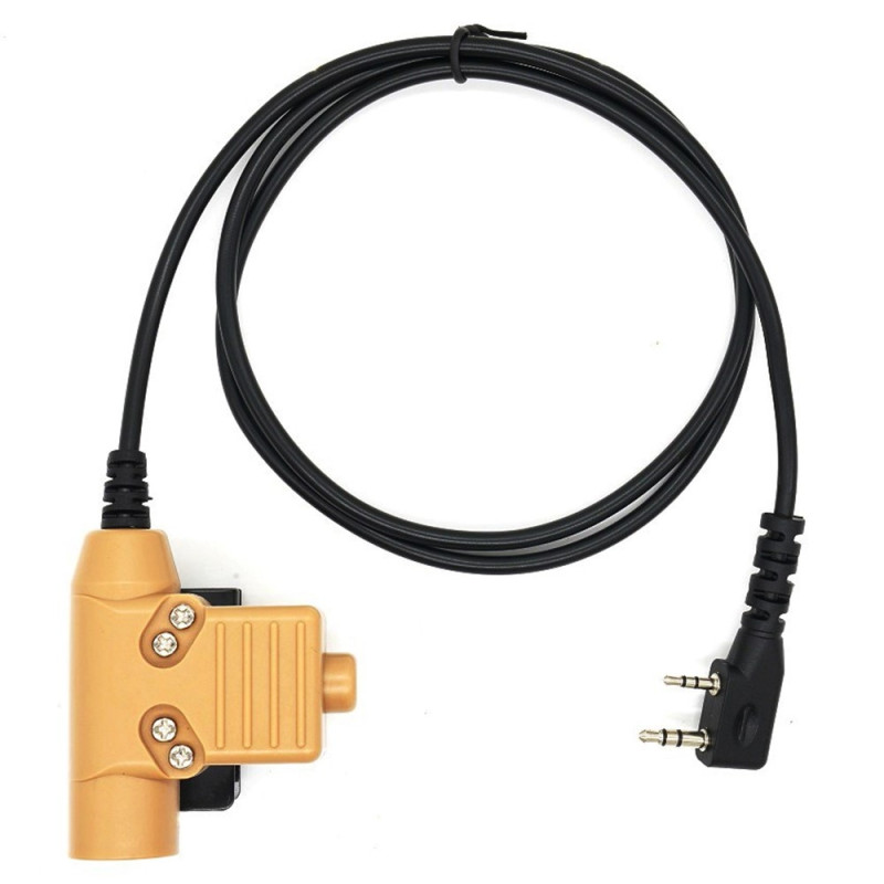 for Baofeng Kenwood HYT TYT HAM Radio Walkie Talkie U94 PTT - hodesettadapter