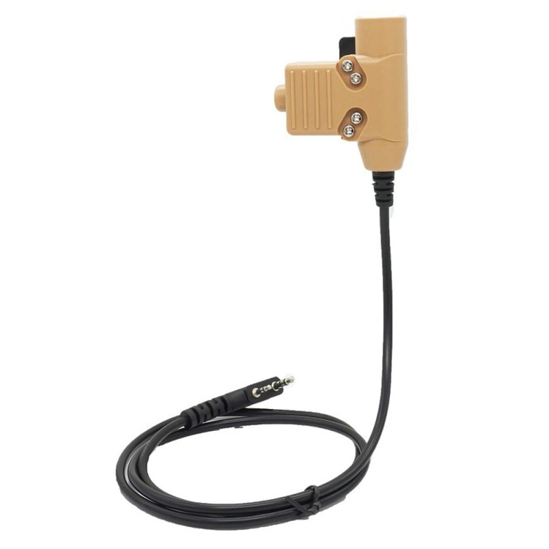 for Baofeng Kenwood HYT TYT HAM Radio Walkie Talkie U94 PTT - hodesettadapter