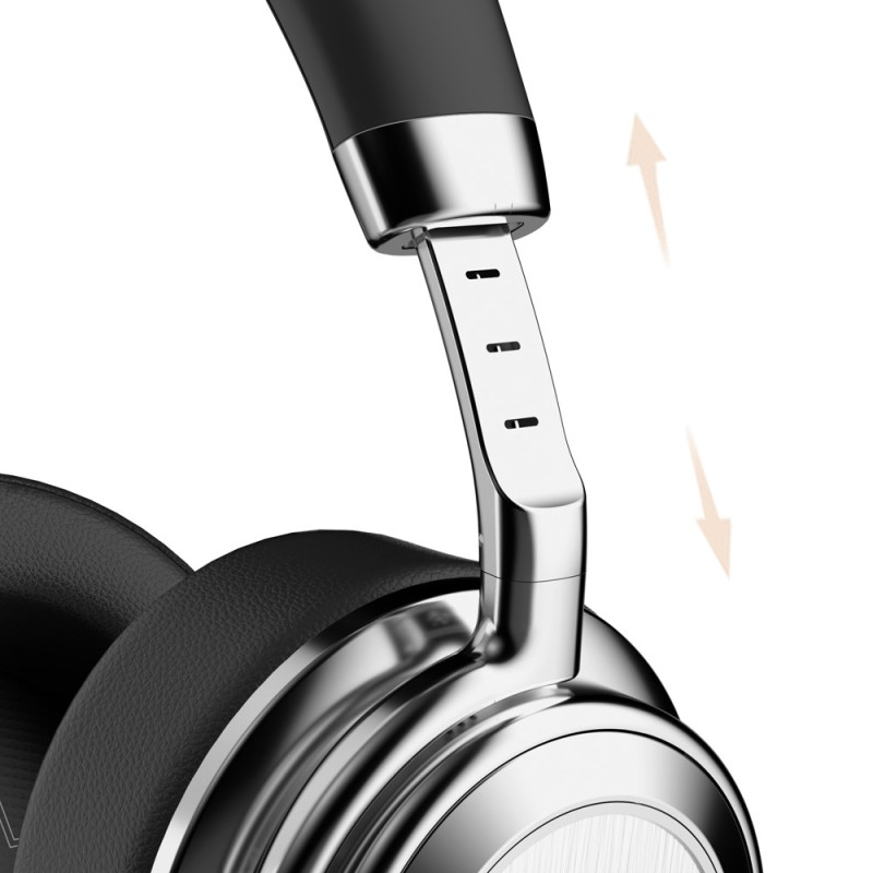 Hifi Trådløst On - Ear Headset Bluetooth Hovedtelefoner Gaming Musik Metal Retro