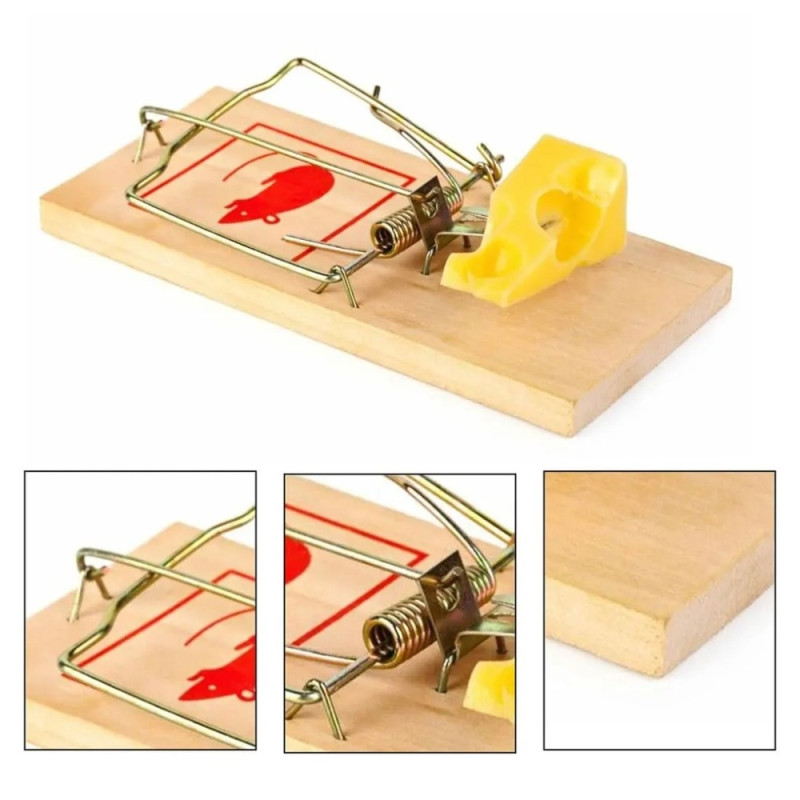 2 musefanger rottefælde musefælde indendørs/udendørs - L