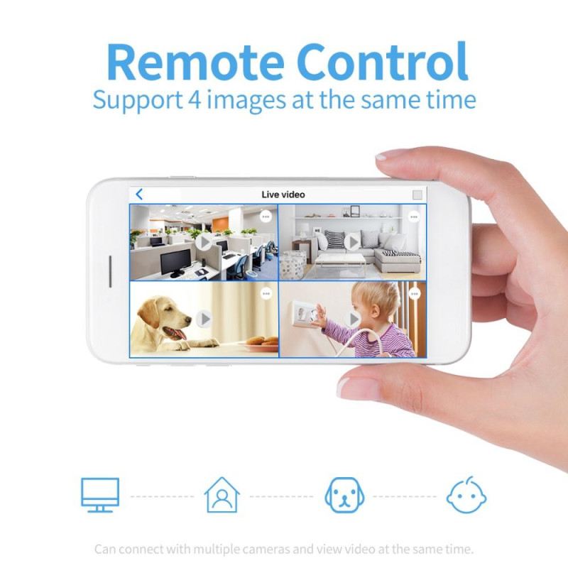 W9 Mini Spy Camera Wireless Wifi IP Home Security Cam HD 1080P