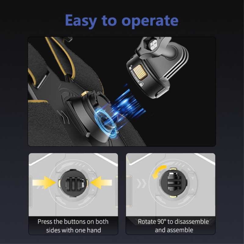 POV Photography Magnetic Quick Release Vest - Style Chest Strap Buckle