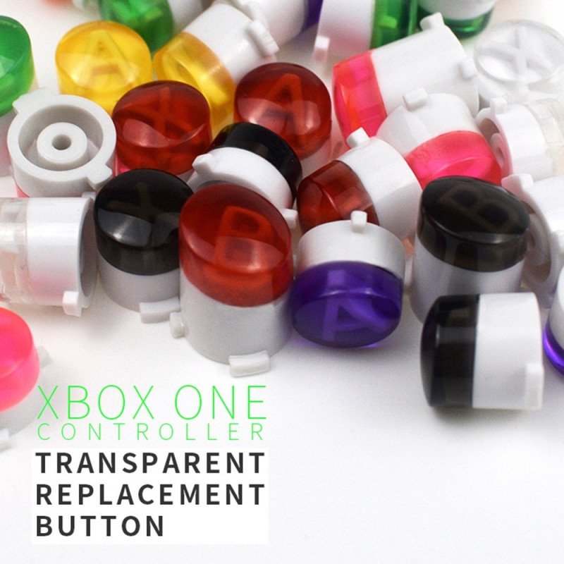 For Xbox One S One Elite Controller ABXY Replacement Buttons - Black