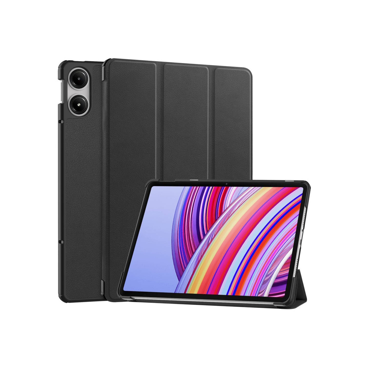 Xiaomi Redmi Pad Pro / Redmi Pad Pro 5G Stand Slim Fit Cover Sleep/Wake - Sort