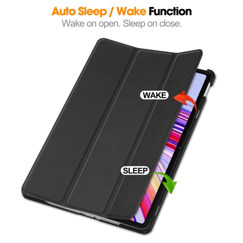 Xiaomi Redmi Pad Pro / Redmi Pad Pro 5G Stand Slim Fit Peite Sleep/Wake - Musta