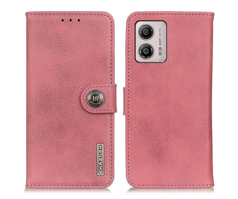 KHAZNEH Motorola Moto G53 5G Plånboksfodral - Rosa