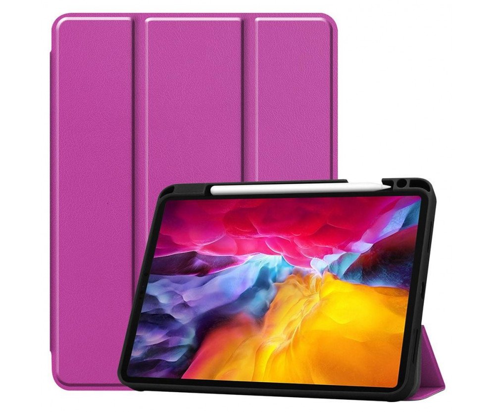 iPad Pro 11 2021 Slim fit tri-fold fodral - Lila