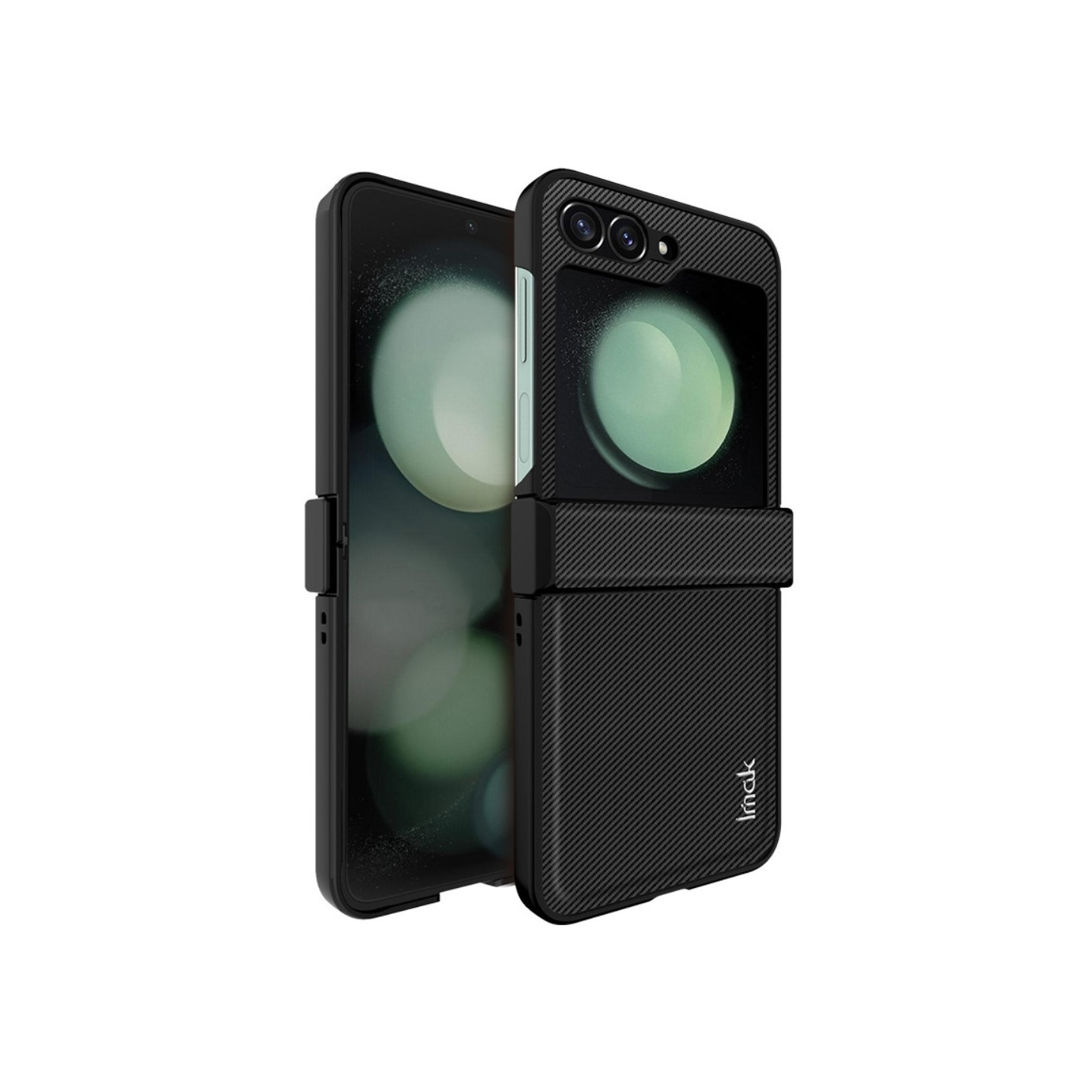 IMAK Ruiyi Series til Samsung Galaxy Z Flip6 5G Cover med Carbon Fiber Struktur
