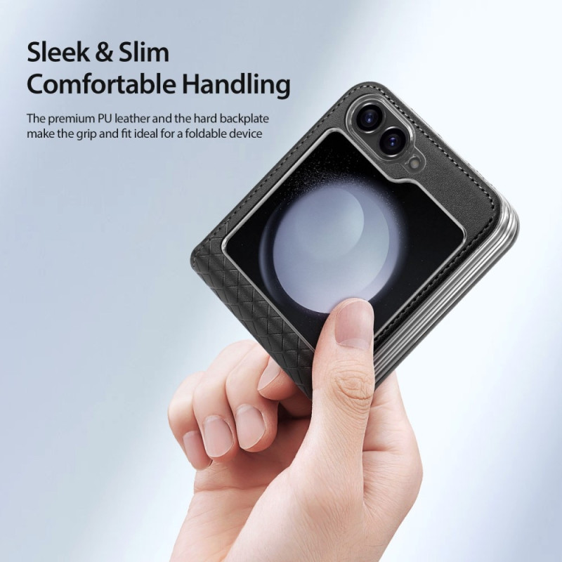 DUX DUCIS Bril Series til Samsung Galaxy Z Flip6 5G Cover - Sort