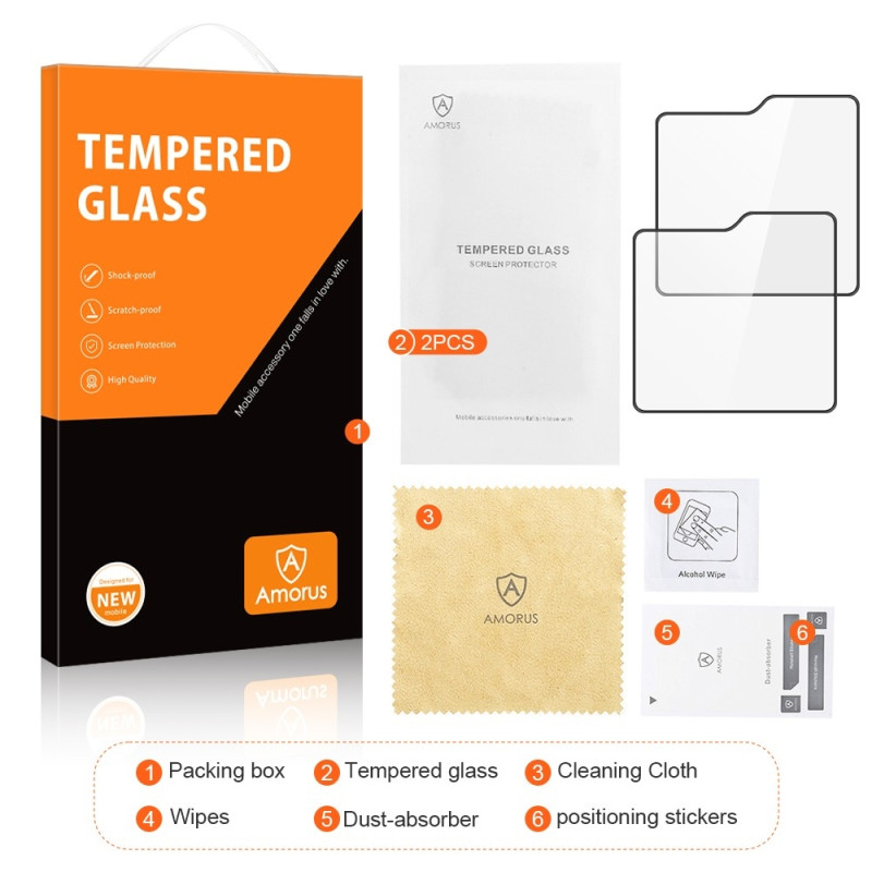 AMORUS For Samsung Galaxy Z Flip6 Näytönsuojalasi