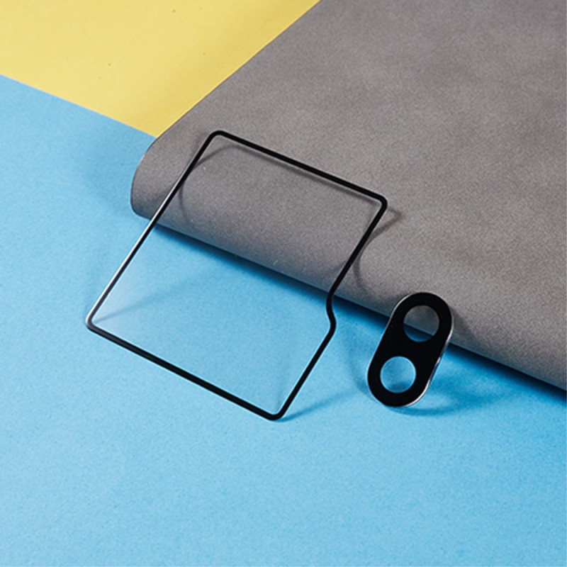 Til Samsung Galaxy Z Flip6 5G Hærdet Glas Filmsæt Kameralinsebeskytter + Lille Skærmbeskytter