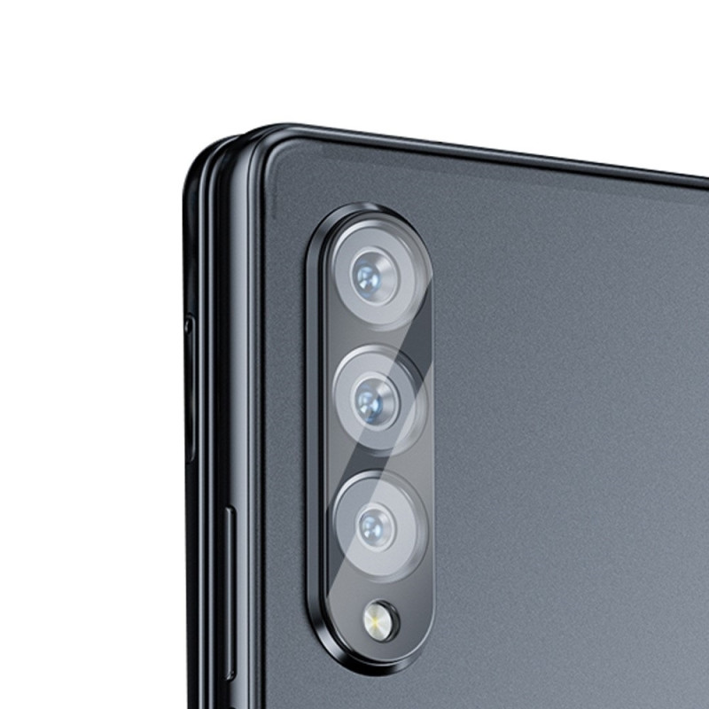 HAT PRINCE 2Pcs For Samsung Galaxy Z Fold6 5G Camera Lens Protector Tempered Glass Phone Lens Film - Black