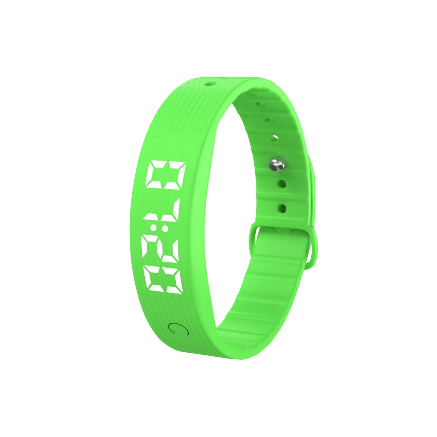 Smart bracelet vibrating alarm sleep monitoring digital display - Green