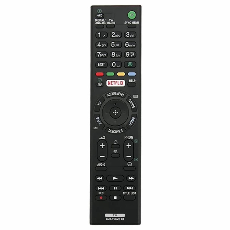TV - fjernkontroll Erstatning for RMT - TX200E Sony TV