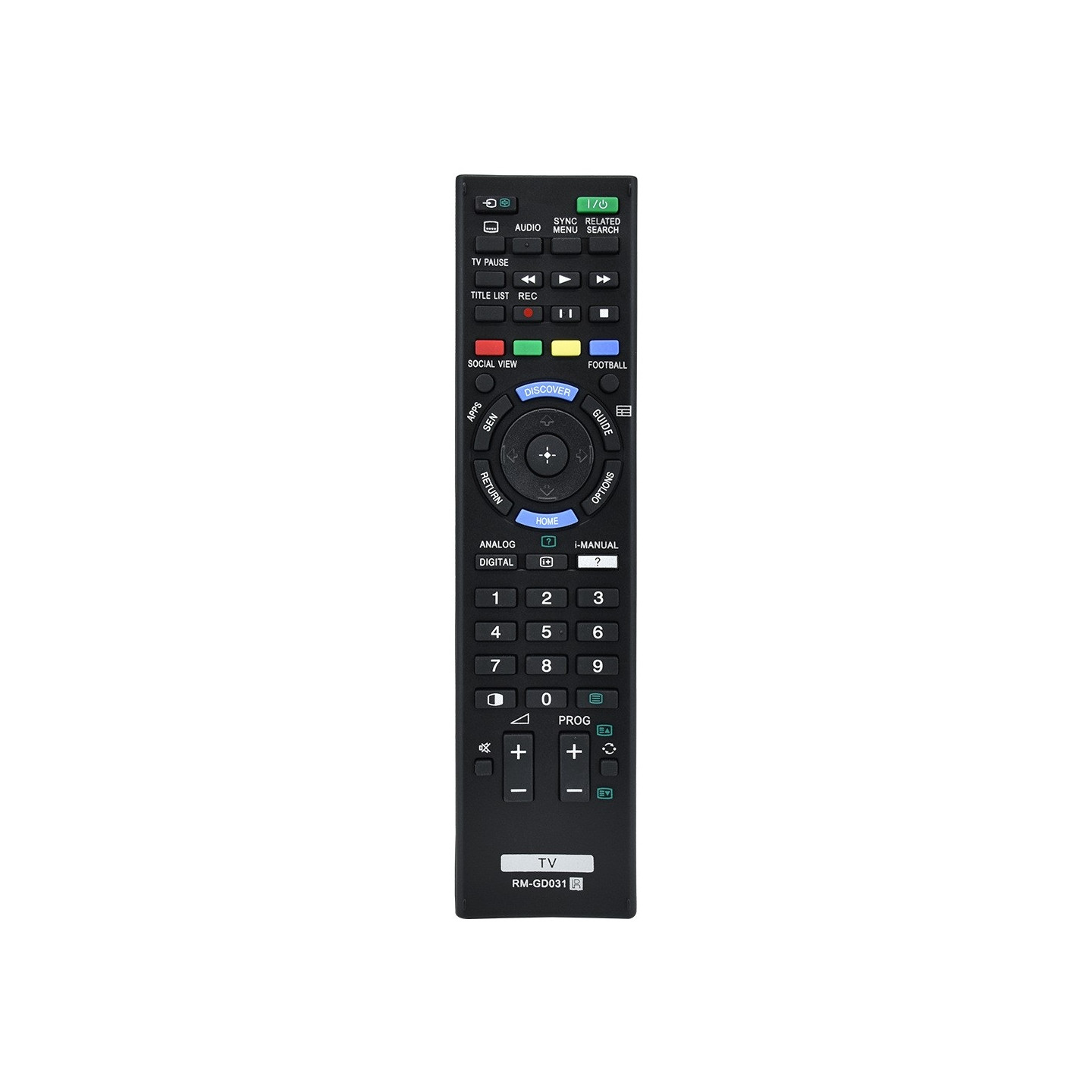 TV remote control Replacement for RM - GD031 Sony TV