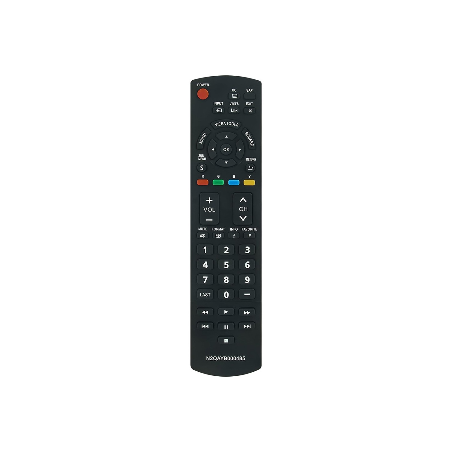TV fjernbetjening Erstatning for N2QAYB000485 Til Panasonic TV
