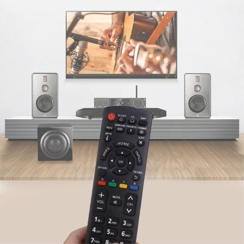 TV - fjernkontroll erstatning for N2QAYB000926 for Panasonic TV