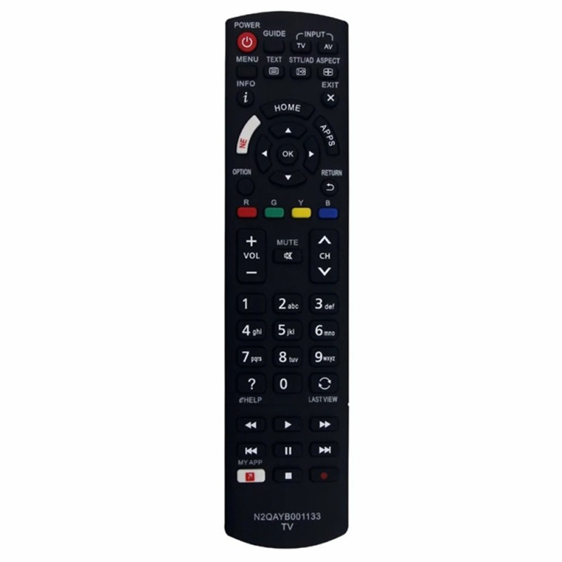 TV remote control Replacement for N2QAYB0001133 For Panasonic TV