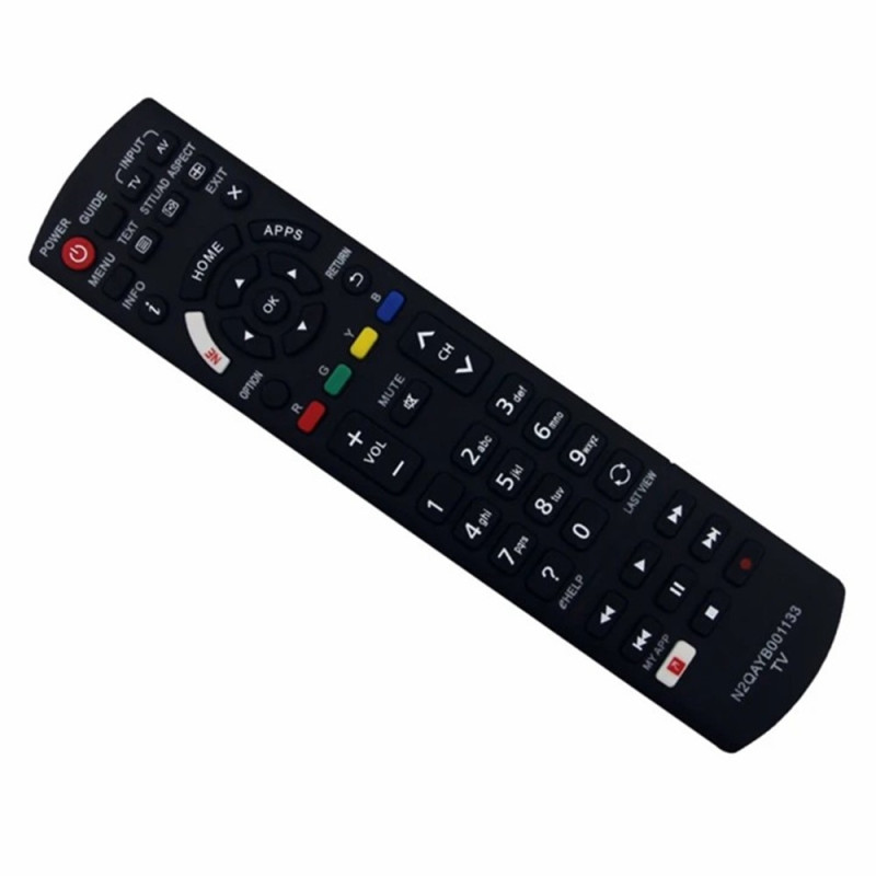 TV - fjernkontroll erstatning for N2QAYB0001133 for Panasonic TV