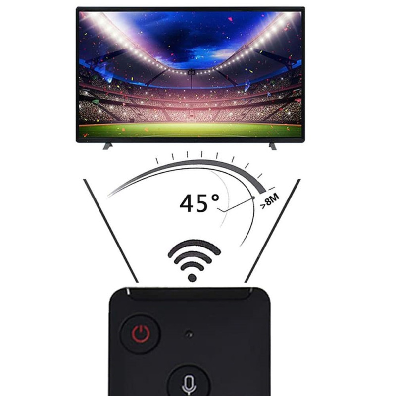 Fjernkontroll Erstatning BN59 - 01312B BN59 - 01327B Samsung TV - stemmefunksjon