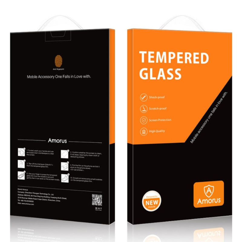 AMORUS For Samsung Galaxy Z Fold6 Skærmbeskytter Glas 2stk