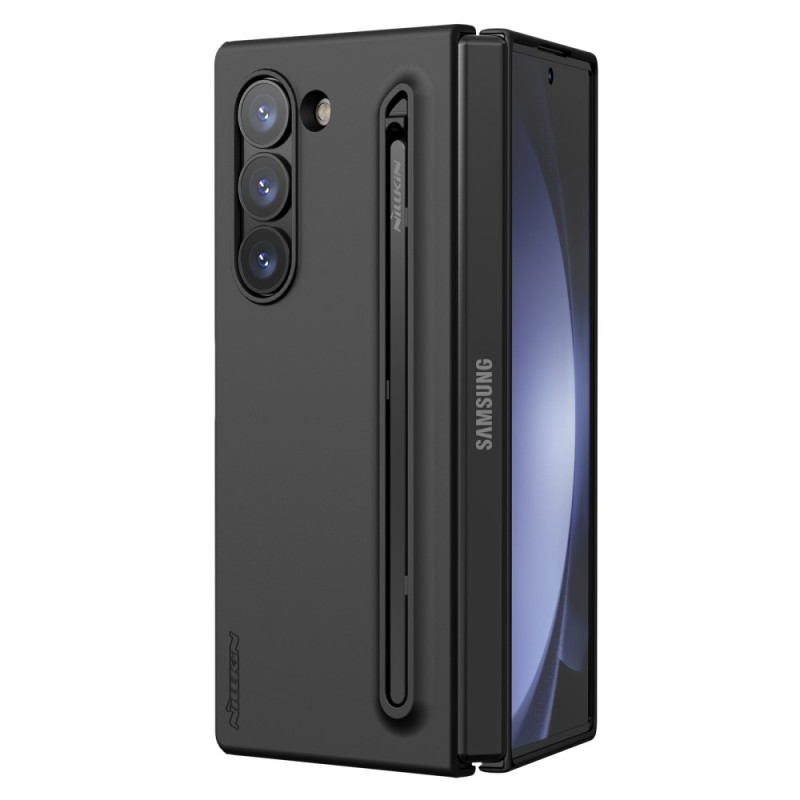 NILLKIN Flex Pure Fold Cover til Samsung Galaxy Z Fold6 5G Silikone + PC Telefoncover med Stylus Pen - Sort