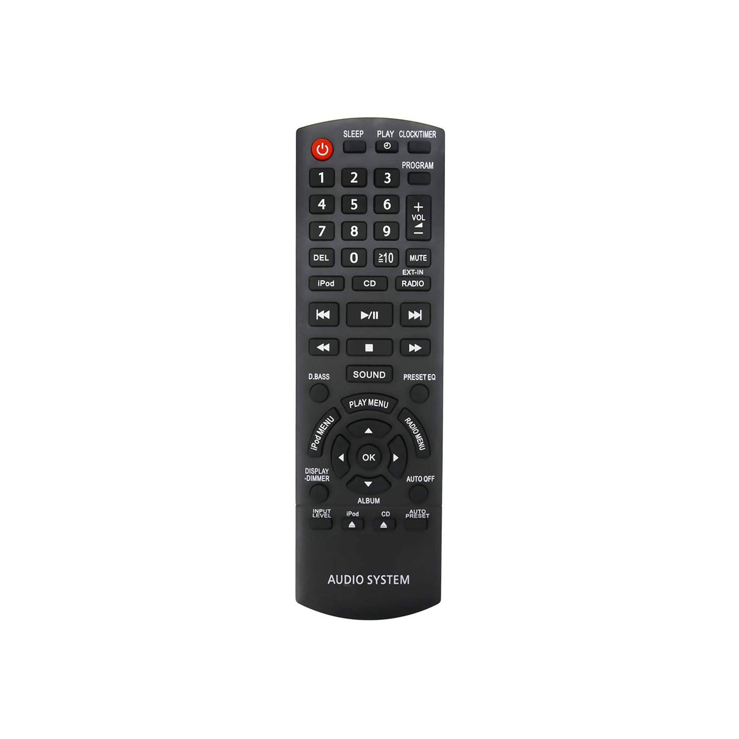TV fjernbetjening Erstatning for N2QAYB000641 Til Panasonic TV med Easy to Use knap