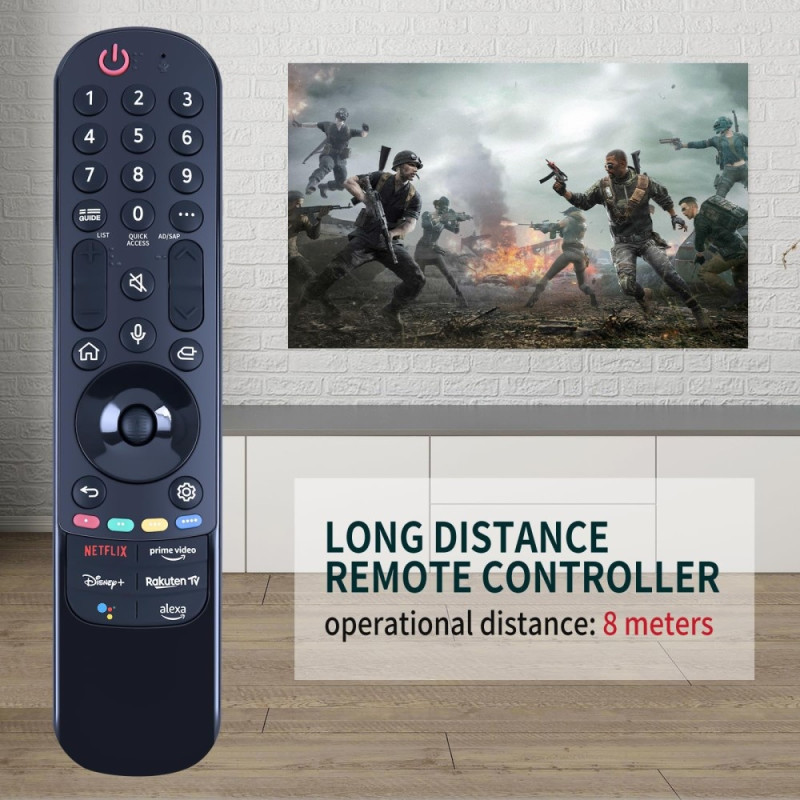 TV remote control Replacement for AKB76039901 For LG TV