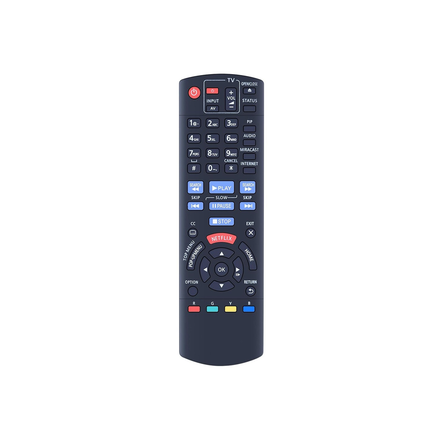 TV remote control Replacement for N2QAYB000953 For Panasonic TV