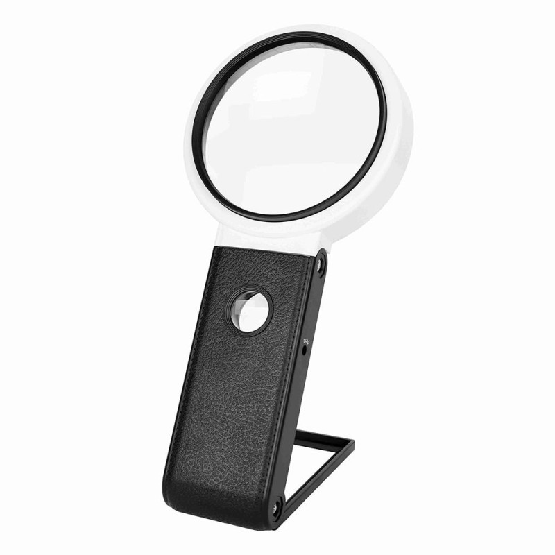 Foldable Desk - type LED Magnifier 3.5X 25X Magnifying Glass