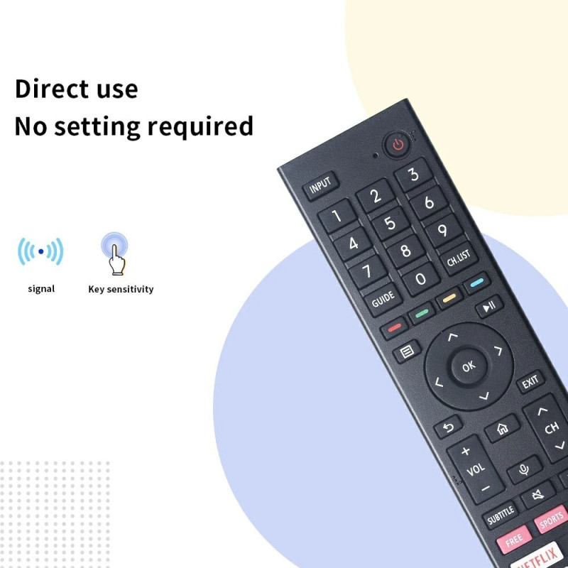 TV remote control Replacement for ERF3M80H For Hisense TV