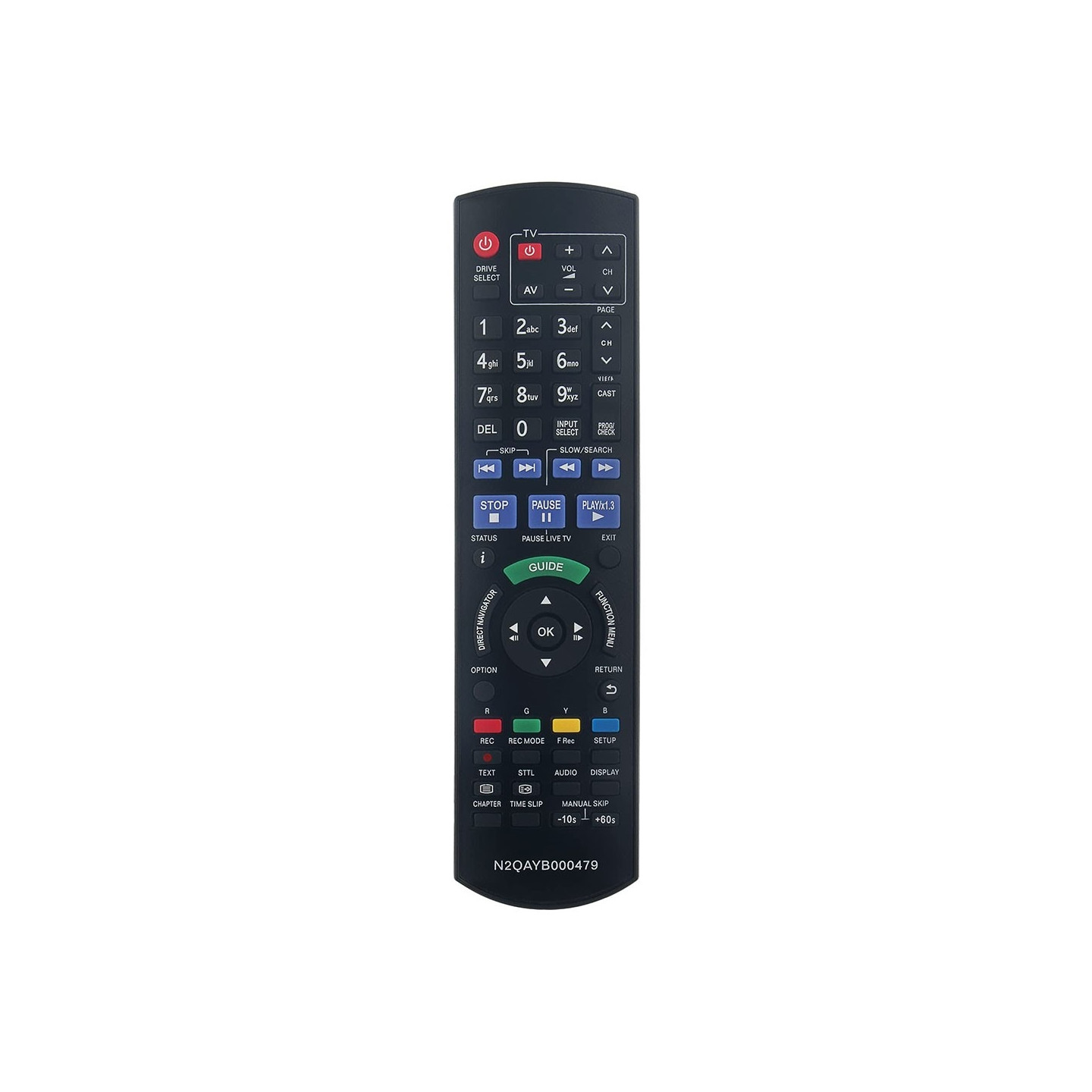 Remote Control Replacement for N2QAYB000479 For Panasonic DVD