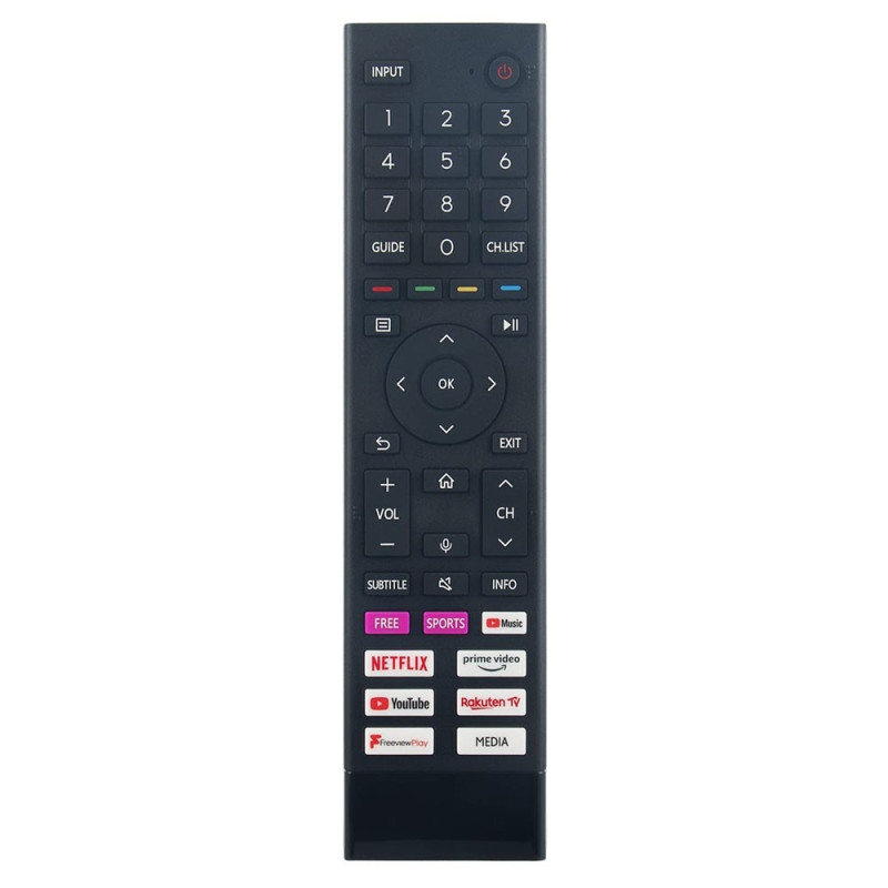 TV remote control Replacement for ERF3A80 For Hisense TV