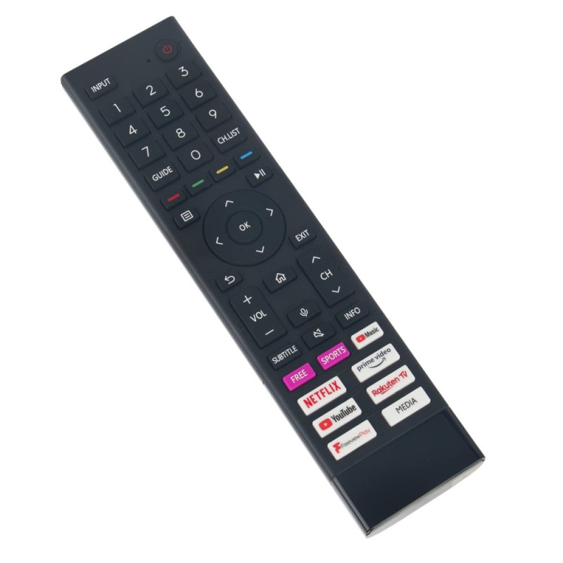 TV remote control Replacement for ERF3A80 For Hisense TV