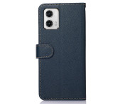 Motorola Moto G73 5G KHAZNEH Plånboksfodral - Blå/Brun