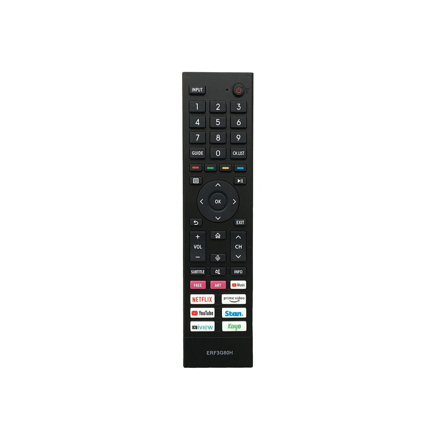 TV remote control Replacement for ERF3G80H For Hisense TV