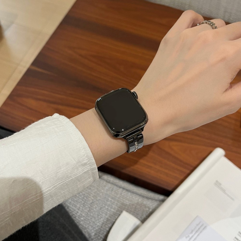 Strap For Watch Series Ultra 2 49mm 9 8 7 45mm 6 5 4 SE etc - Black