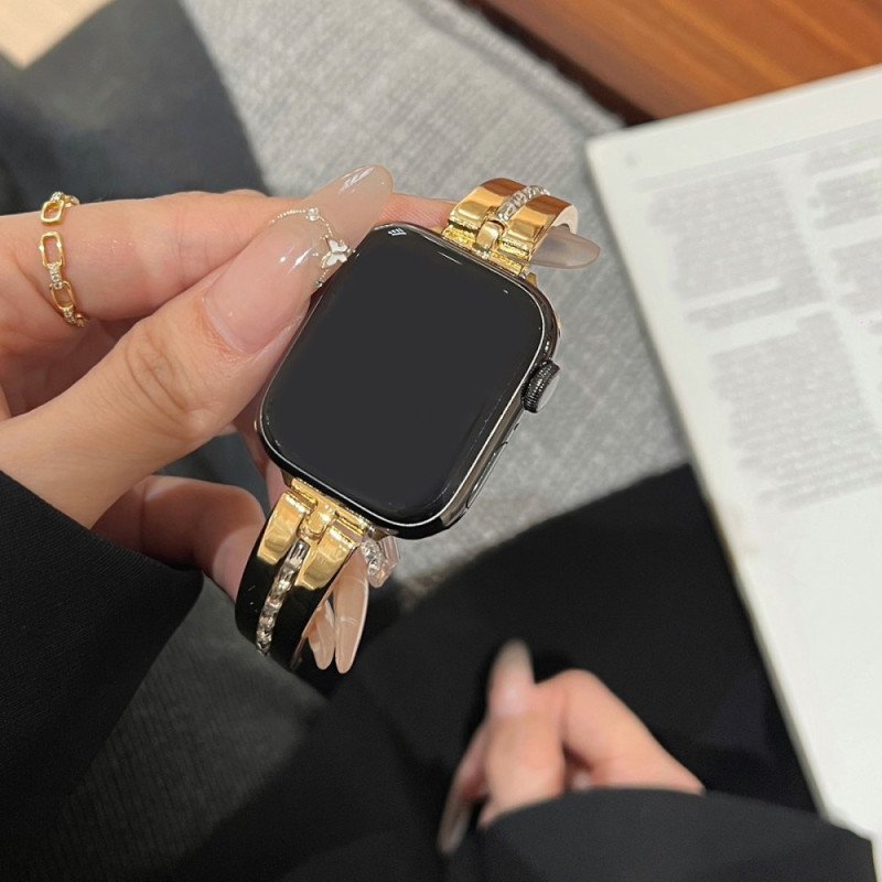 Rem til Watch Series Ultra 2 49mm 9 8 7 45mm 6 5 4 SE etc - Guld