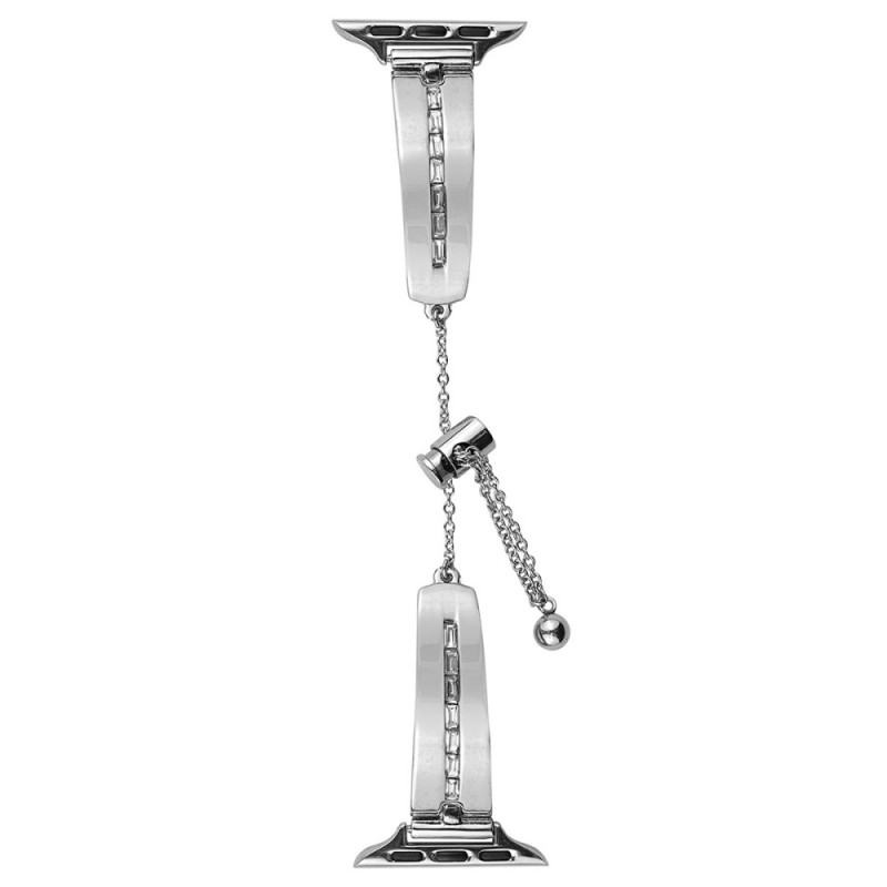 Strap For Watch Series 9 8 7 41mm 6 5 4 SE 40mm 3 2 1 38mm - Silver