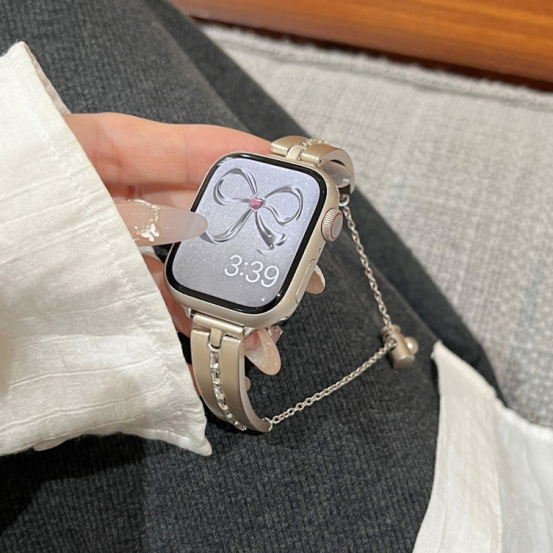 Armbånd til klokkeserie 9 8 7 41mm 6 5 4 SE 40mm 3 2 1 38mm - Starlight